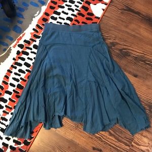 Midi length knit skirt